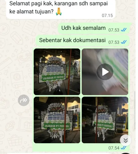 Pengiriman Papan Bunga Selamat Sokowaten Banyuurip