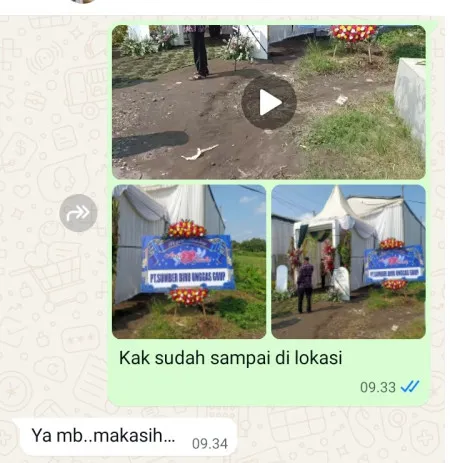 Pengiriman Karangan Bunga Sokowaten Banyuurip
